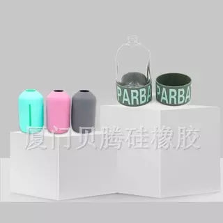 來圖來樣(yàng)專業定制糖果色食品級矽膠保護杯瓶套玻璃管套